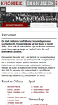 Mobile Screenshot of personen.kroniekvanenkhuizen.nl