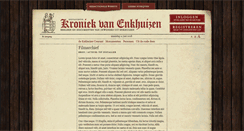 Desktop Screenshot of filmarchief.kroniekvanenkhuizen.nl