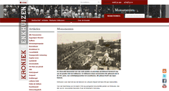 Desktop Screenshot of monumenten.kroniekvanenkhuizen.nl